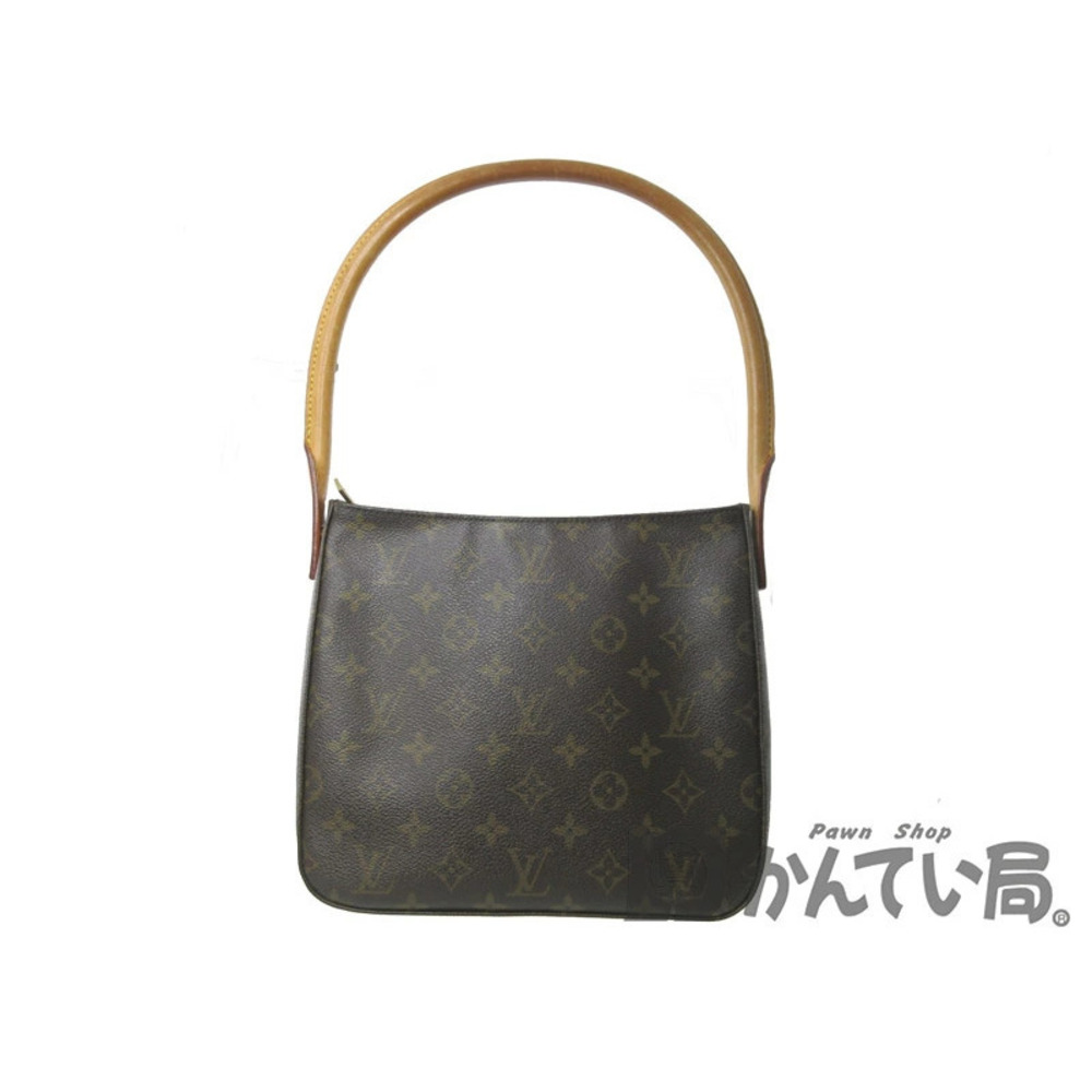 LOUIS VUITTON Looping Monogram Canvas Brown Shoulder Bag